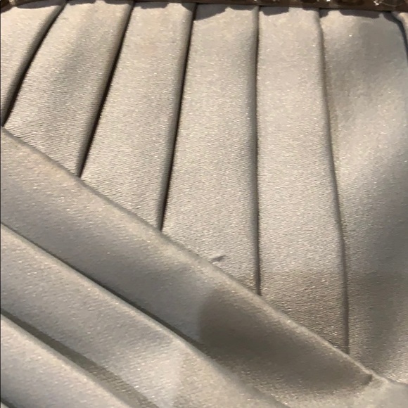 Silver &  Rhinstone clutch purse - Picture 3 of 4